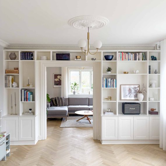 IKEA hack indbygget reol, DIY guide