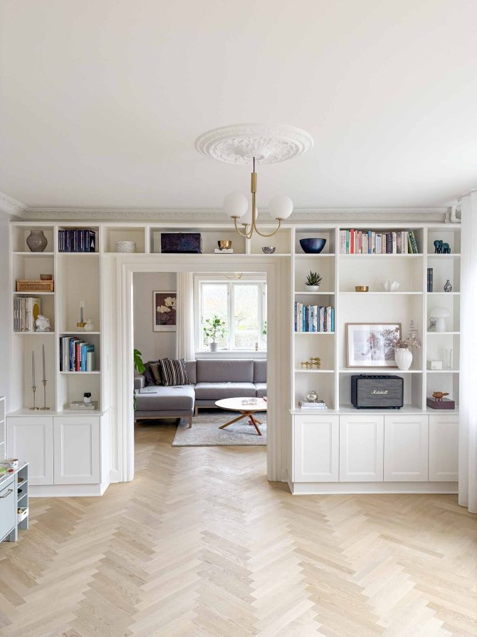 IKEA hack indbygget reol, DIY guide