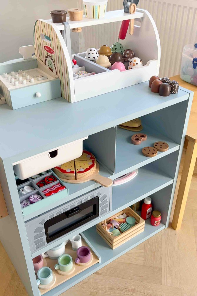 DIY købmandsbutik med legemad