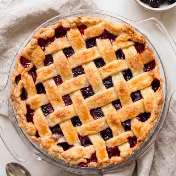 Brombær pie opskrift