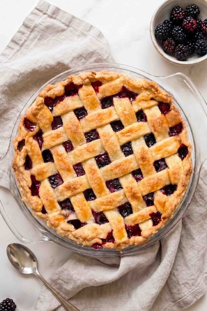 Brombær pie opskrift