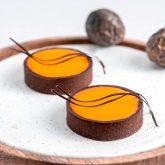 Saltkaramel og passionsfrugt tærter
