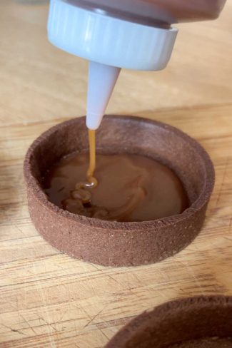 Saltkaramel sauce i tærter