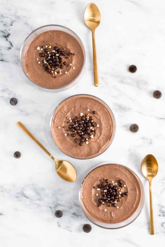 Mørk chokolademousse