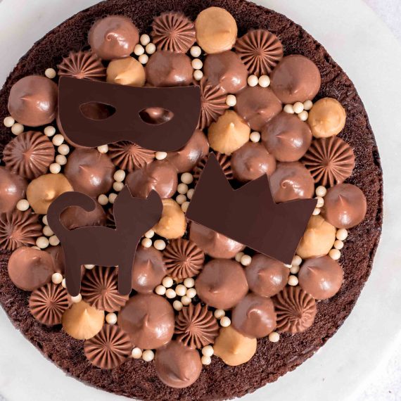 Fastelavnskage med chokolade fra Bageglad
