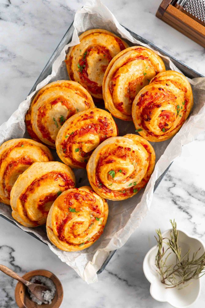 Opskrift på pizzasnegle