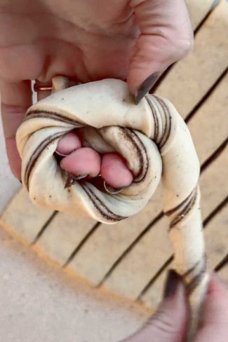 Vikle en kanelsnurrer