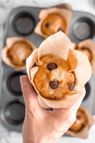 Svampede bananmuffins opskrift