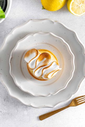 Citrontærte med marengs, lille
