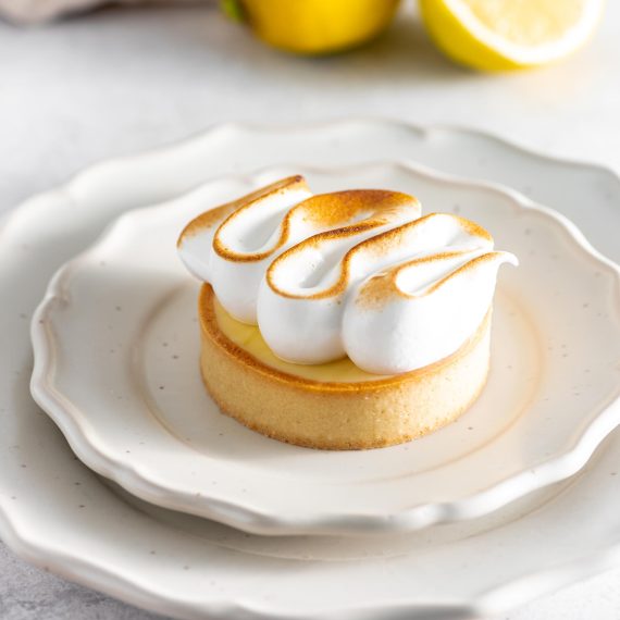 Små franske citrontærter til gæster