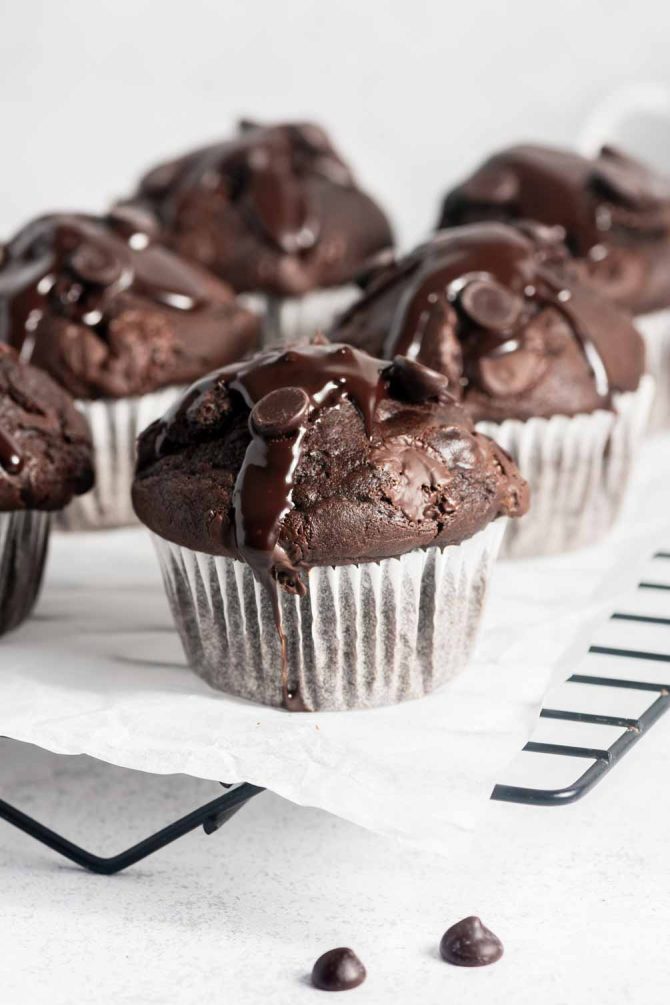 Muffins med chokolade