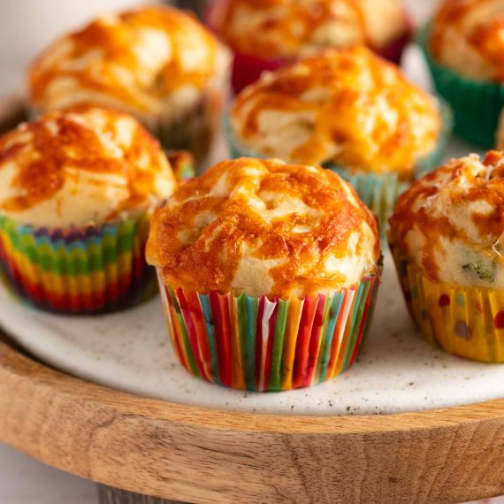 Madpakke muffins broccoli skinke fra Bageglad