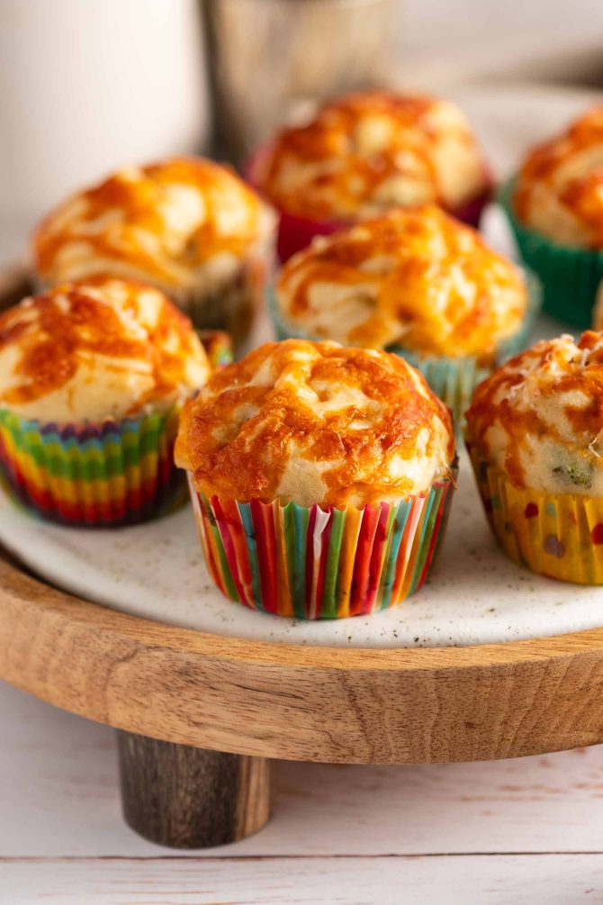 Madpakke muffins broccoli skinke fra Bageglad