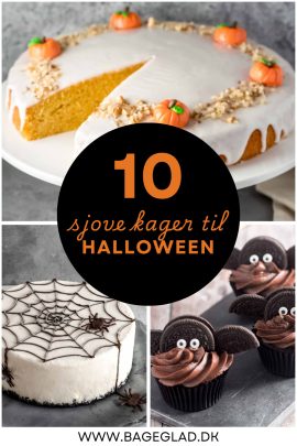 Sjove kager til Halloween fra Bageglad