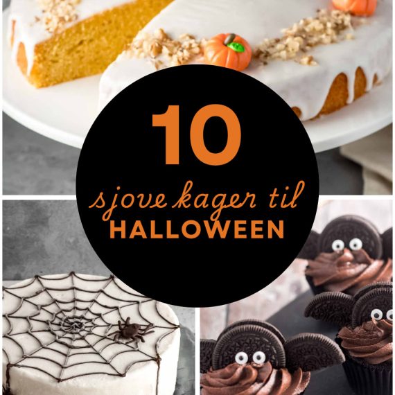 Sjove kager til Halloween fra Bageglad